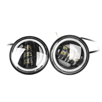 

2 Pcs4-1/2 Inch 4.5 Inch Led Passing Light Drl Led Fog Lamps for Harley-Davidson Motorcycles Auxiliary Light Bulb Motorcycle Pro