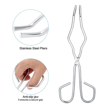 

4pcs Gold Plated High Purity Repairing Quartz Casting Tools Graphite Melting Jewelry Making Non Ferrous Crucible Set Pot Torch