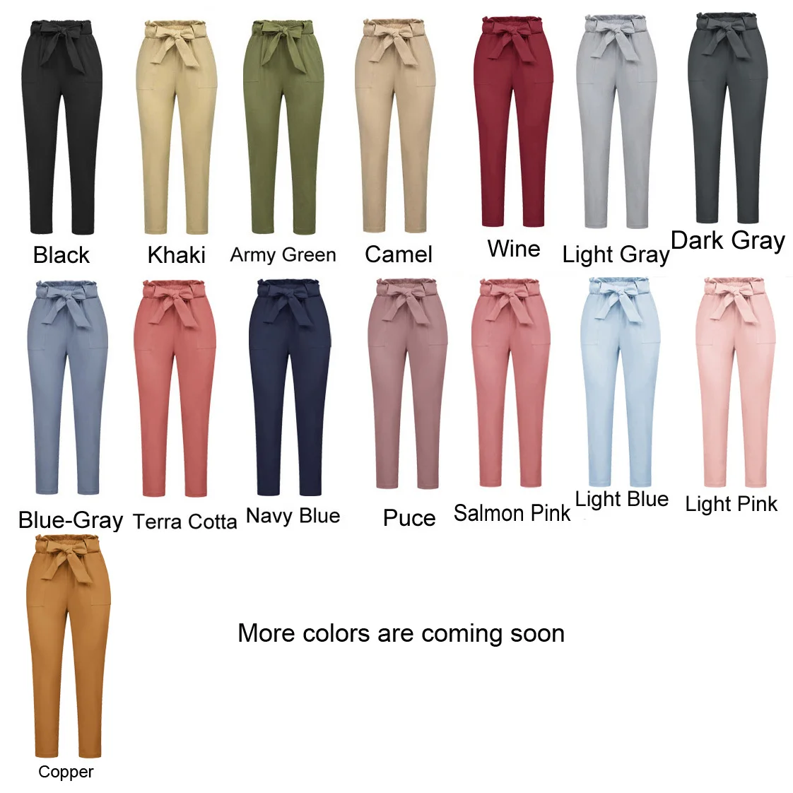 Khaki Pants Matched belt Black Army 