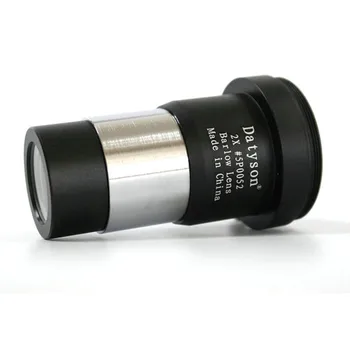 

Datyson All-metal Telescope 2X Barlow Lens Double-Lens Camera Connection Interface 2 Times Pure M42X0.75 Pitch 5P0052