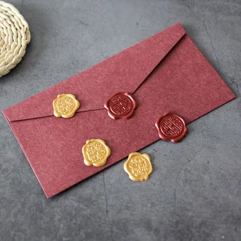 

2 Pcs Vintage Wax Seals Sticker Self Adhesive Seal Wax Tags Sealing Wax Stamp Stickers for Wedding Invitation Letter Decoration