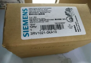 

Siemens 3RV1021-0KA10 3RV10210KA10 0.9-1.25A Circuit Breaker -New