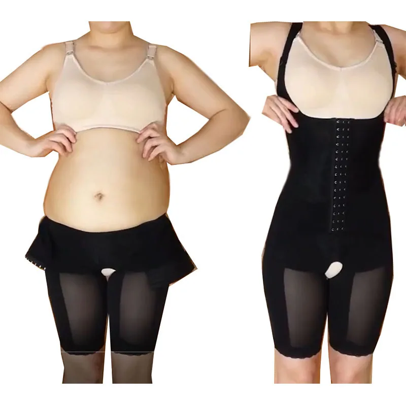 plus size waist trainer bodysuit