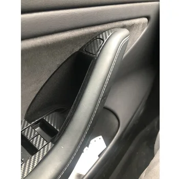 

Accessories Storage Box Front Door Flocking Style Black For Tesla Model 3