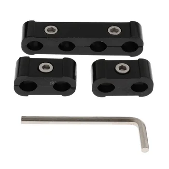 

Set of 3 4 Hole Spark Plug Wire Separator Clamps Durable for 8/9/10mm