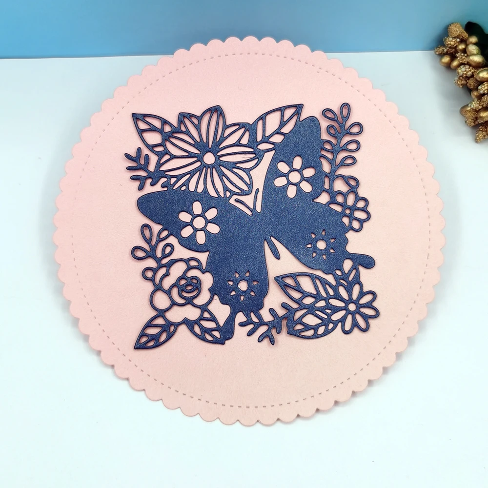 

Cutting Dies Butterfly Flower Scrapbooking DIY Mould Card Making Decor Craft Embossing Stencil Metal Dies Cut Paper Craft