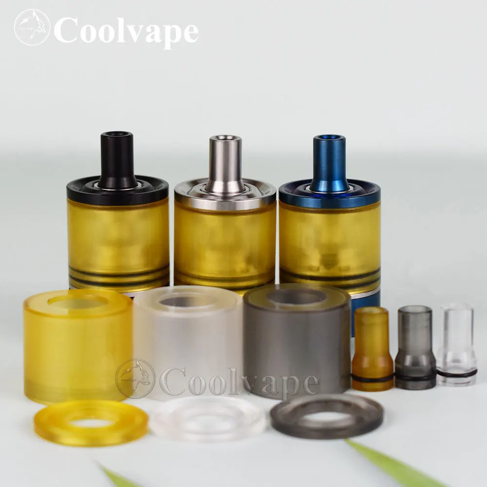 

coolvape patibulum unleashed rta Atomizer airflow intake adjustable 316SS PC PEI 3.5 ml MTL Electronic cigarette rta+bellcap