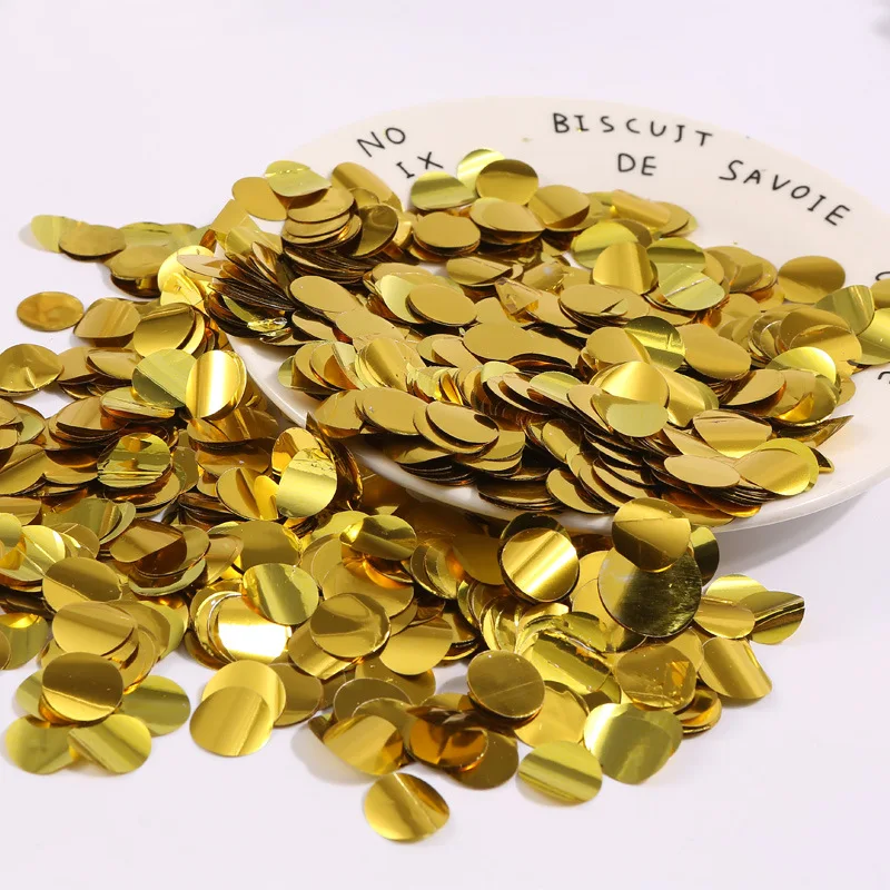 

50g/100g Party Supplies DIY Bobo Ball Filler Gold Balloon Sequins For Wedding Birthday Party Scene Decoration Rose Gold Sequins