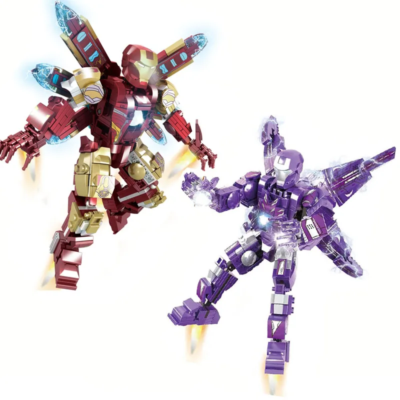 

Compatible with LegoES Marvel Avengers Super Heroes Hulkbuster War Machine Mech Armor MK85 Model BuildingToy Hobbies for Childre