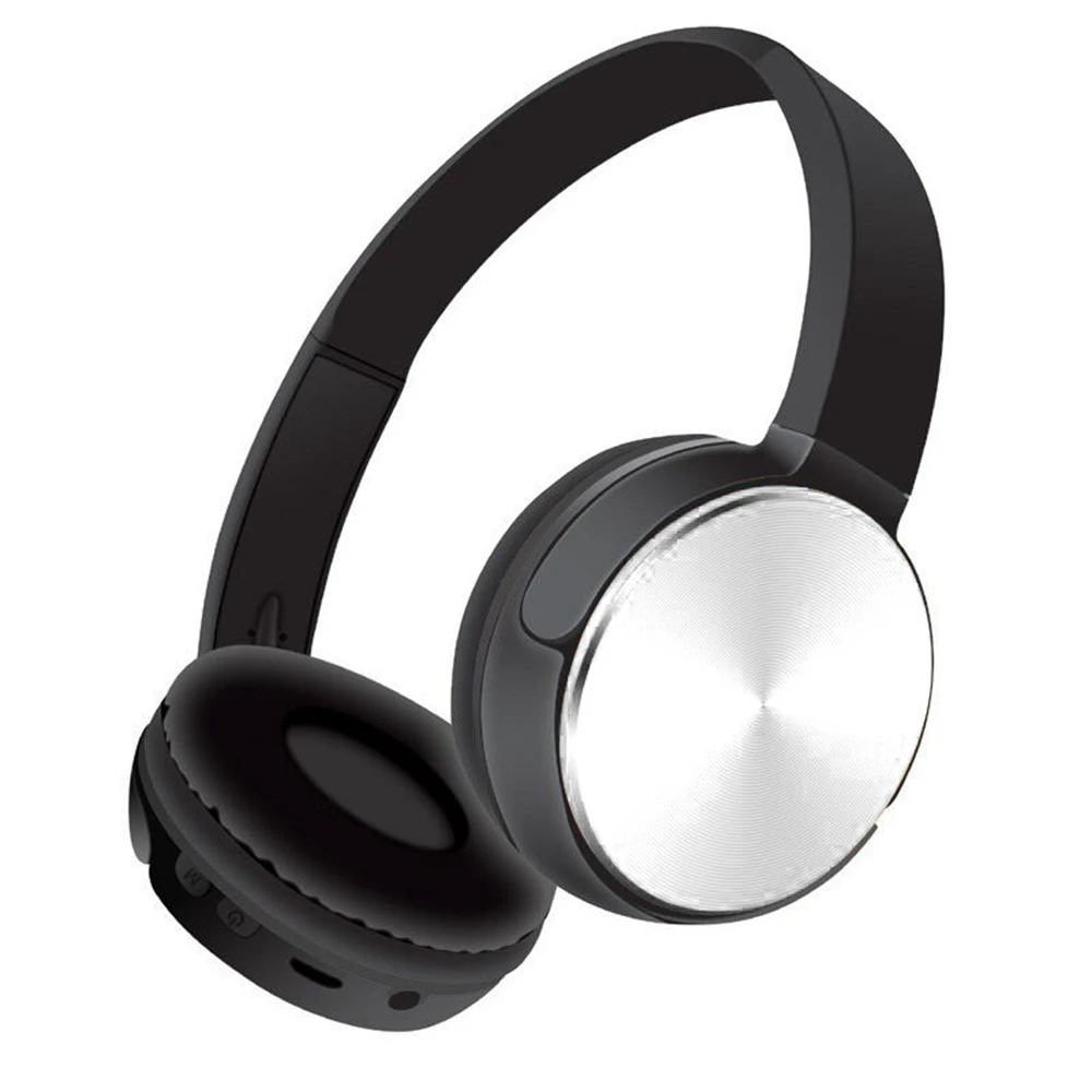 White OTAO беспроводной Bluetooth 5. Гарнитура портативные складывающиеся наушники HIFI Стерео Игровые наушники Поддержка TF карты мобильный компьютер планшет - Цвет: White