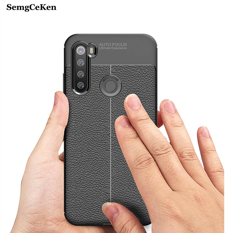 SemgCeKen ультратонкий кожаный чехол для Xiaomi Redmi Note 8 pro note8 8pro note8pro роскошный мягкий