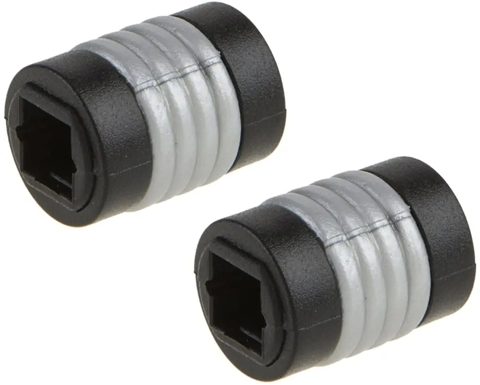 [2-Pack] Optical Toslink Female to Extention Cable Coupler Connector Adapter Black | Компьютеры и офис
