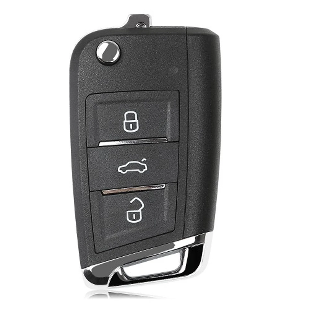 5 шт./лот Xhorse XEMQB1EN супер дистанционный ключ для VW MQB 3 кнопки со встроенным