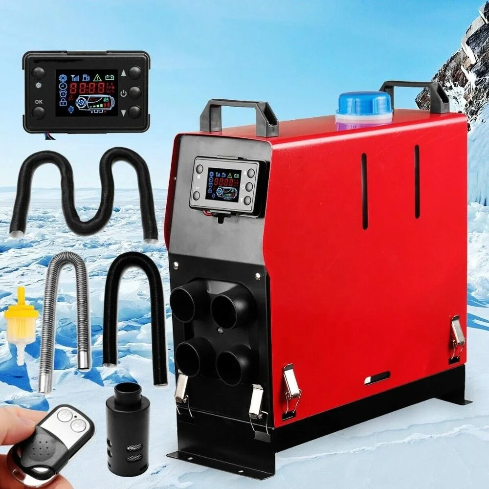 5kw 12v все в 1 Дизельный подогреватель воздуха термостат для Caravan Motorhome Rv трейлер масляный нагрев