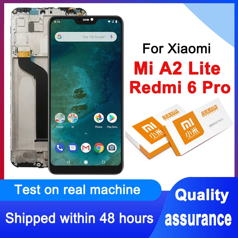 Дисплей для Xiaomi Mi A2 Lite/M1805D1SG 100% протестированный сменный ЖК-дисплей 5 84 дюйма