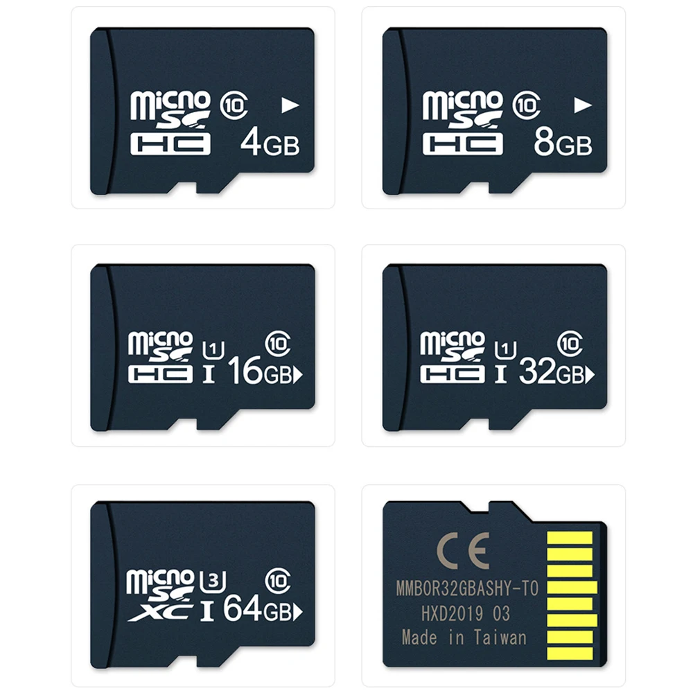 Оригинальный класс 10 sd-карта 32 ГБ 64 Micro SD карта памяти 16 Mini TF с адаптером 4 |