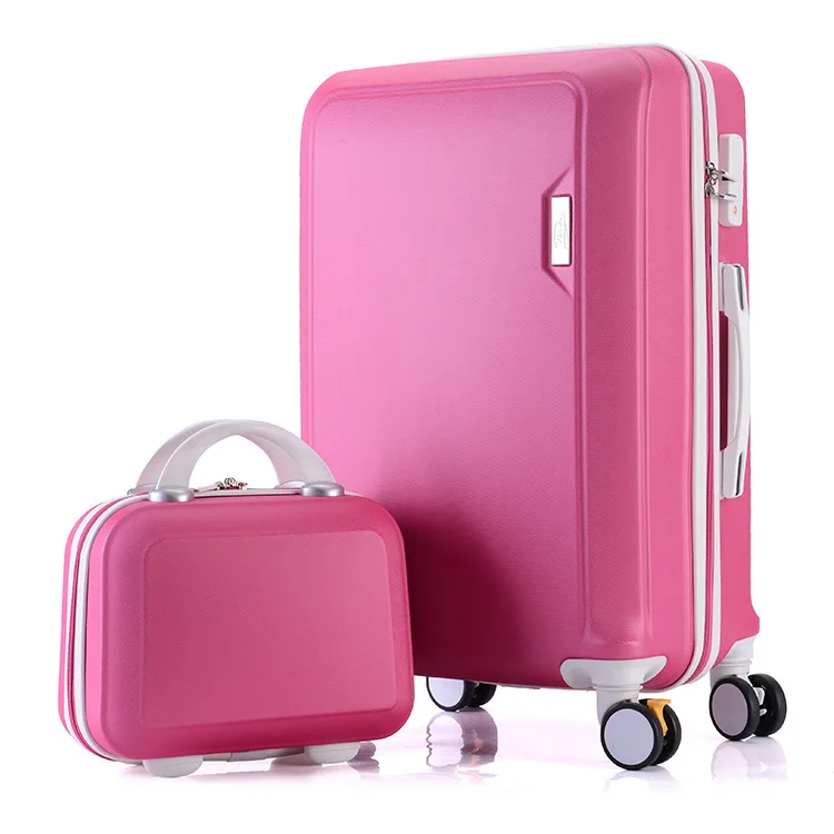 Rolling Luggage Чемодан на колёсиках набор Спиннер женский костюм чехол Дорожная сумка на колесах тележка 20 дюймов сумка для переноски с ручкой чехол на колесиках - Цвет: Rolling Luggage