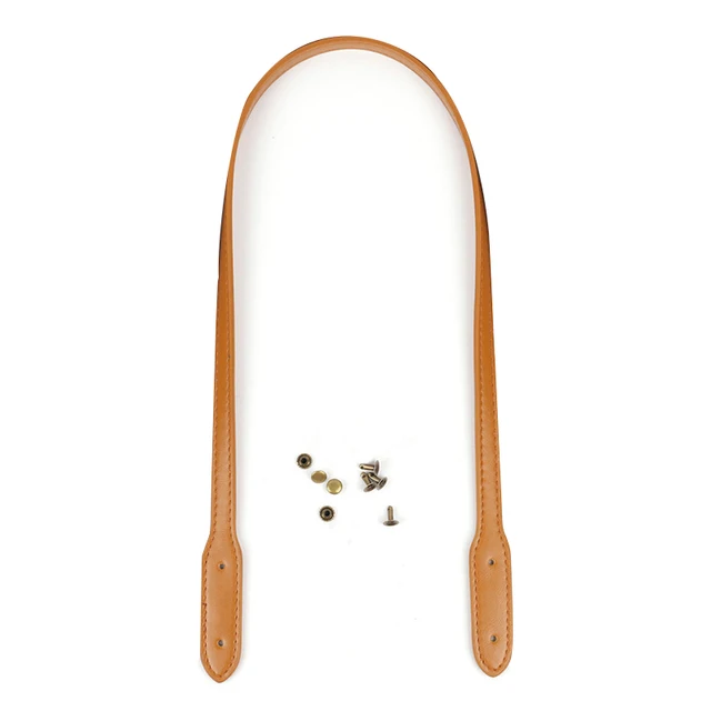 1Pc 72cm Shoulder Bag Belt Replacement Artificial PU Leather Solid Comfortable Handle Strap Bag Belt DIY Handbag Accessories dark yellow