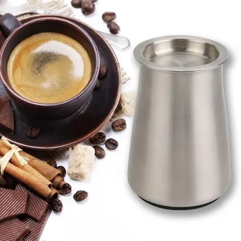 

Stainless Steel Reusable Coffee Filters Dustproof Fresh Ground Coffee Powder Sieve Chocolate Cocoa Sugar Container Home Grinding