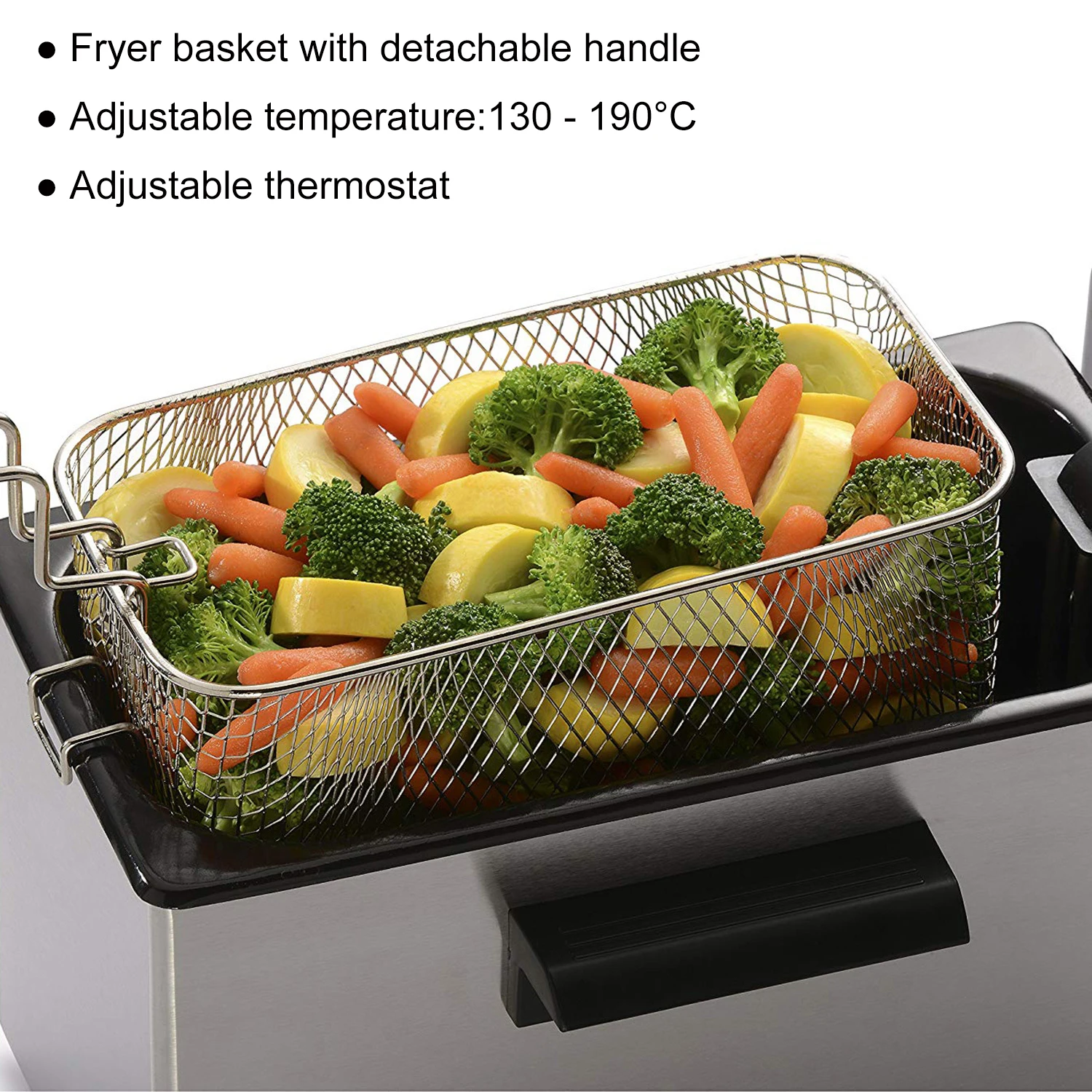 3l deep fryer electric french frie frying machine oven hot pot