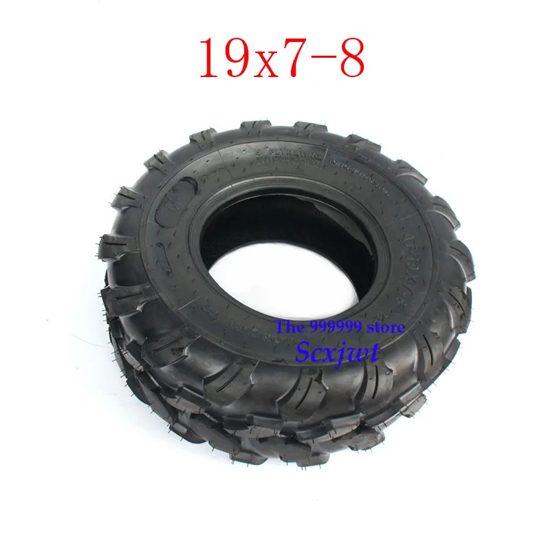 2 шт. картинг детская коляска ATV UTV 19x7-8 дюймов бескамерные шины 19*7-8 резиновые шины