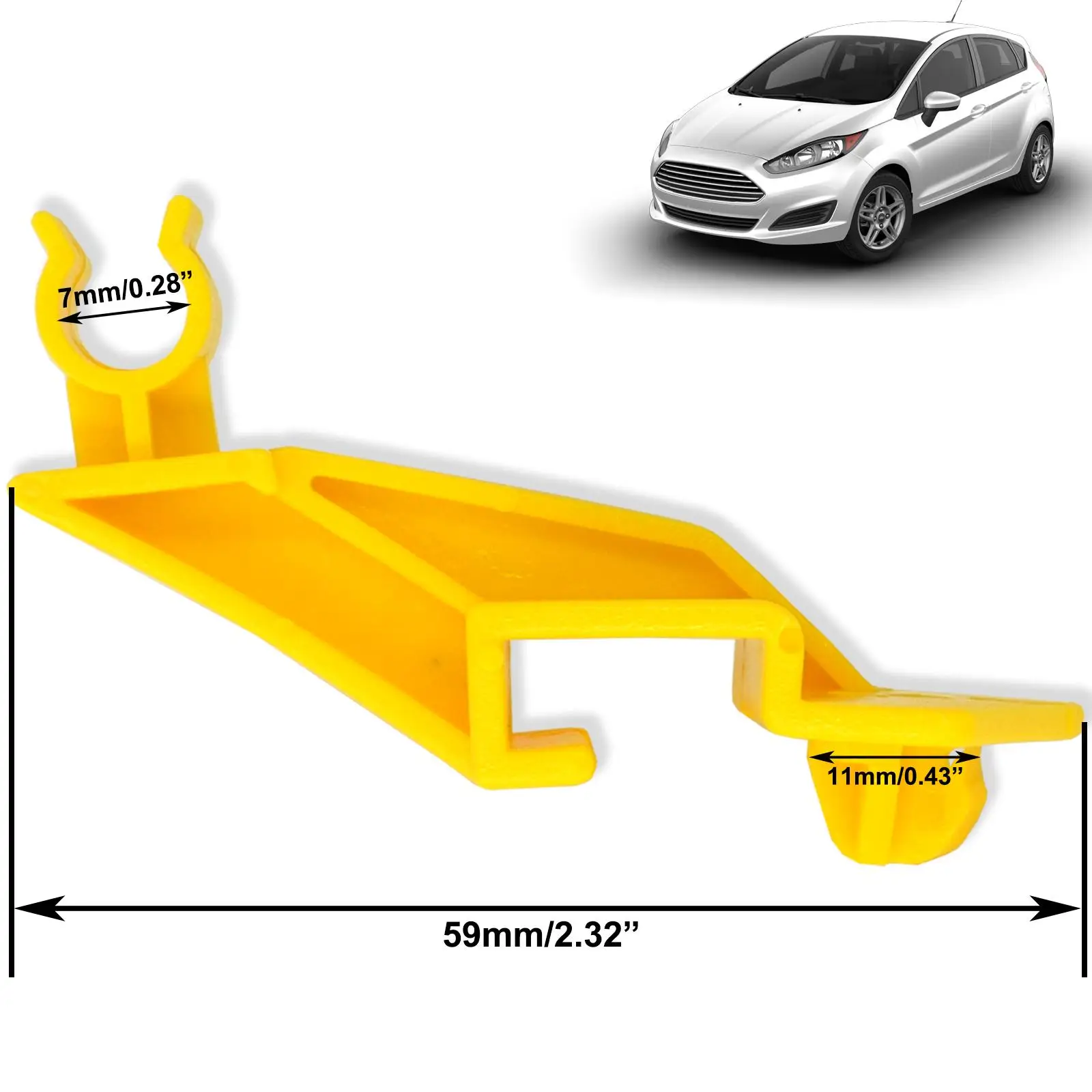 Clip Per Asta Cofano Auto - Compatibile Con Nissan Qashqai, Navara, Pathfinder - Foto 9