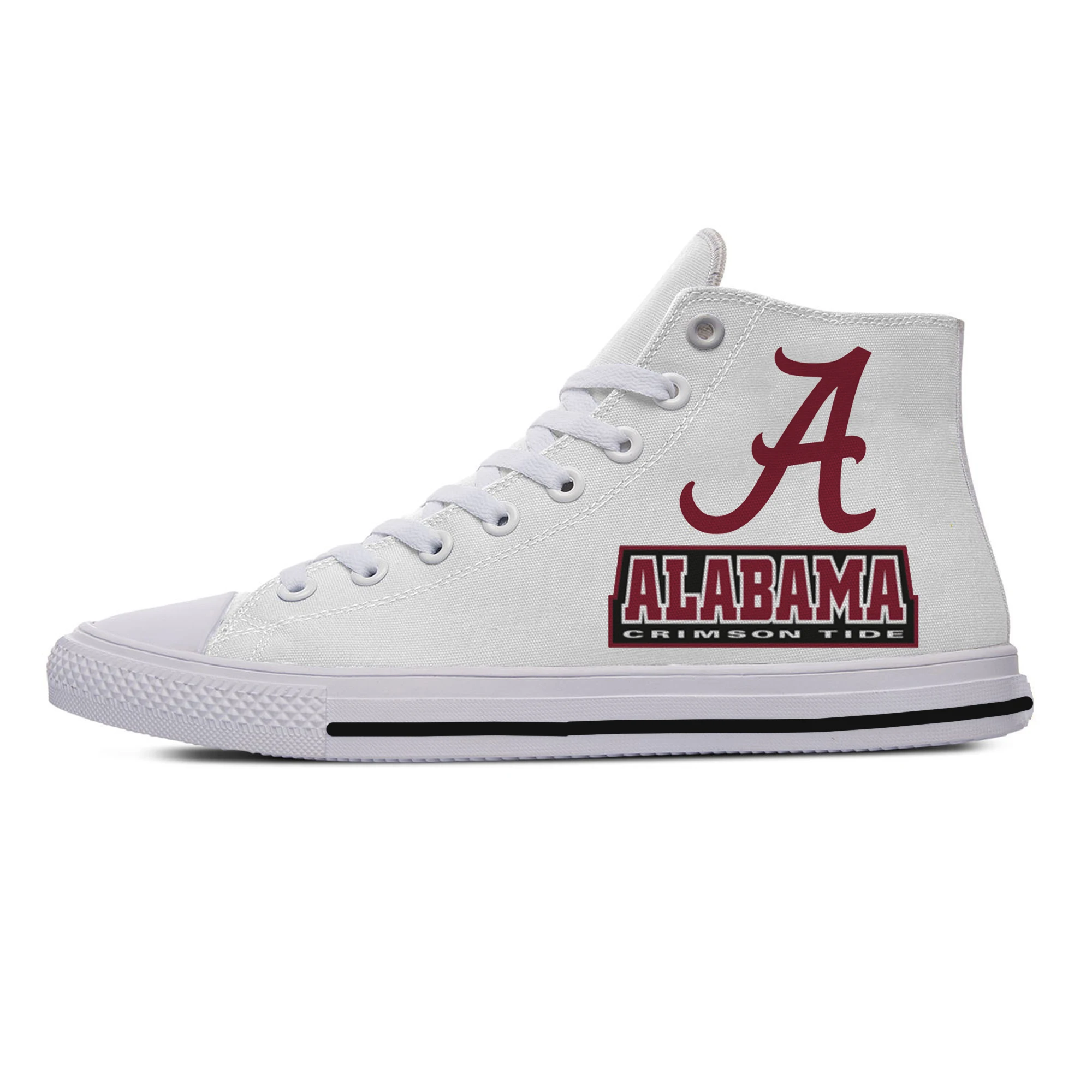 y22-24-0-Alabama Alabama Fans/парусиновая обувь для бега на заказ; кроссовки для мужчин и женщин; белые кроссовки - Цвет: y22-24-0-Alabama