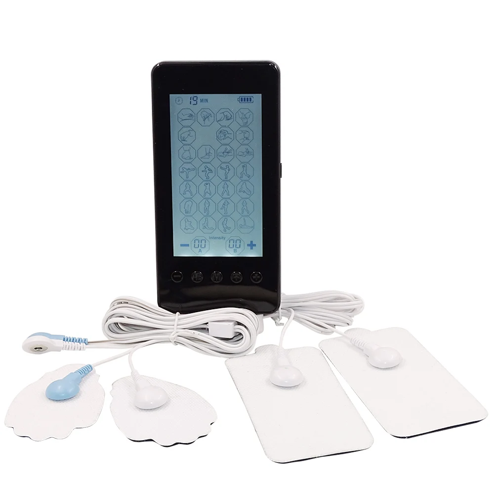 

LCD 28 Modes Electronic EMS Pulse Massager TENS Acupuncture Massage Muscle Stimulation Therapy Back Body Pain Relief Machine