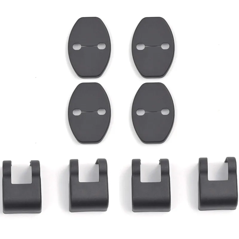 whole set Vtear для Skoda Kodiaq шкода кодиак аксессуары крышка дверного замка автомобиля защитная Пряжка Чехол защитный набор крышек части интерьера украшения авто аксессуары крышка дверного замка кодиак шкода аксессуары авто - Цвет: whole set