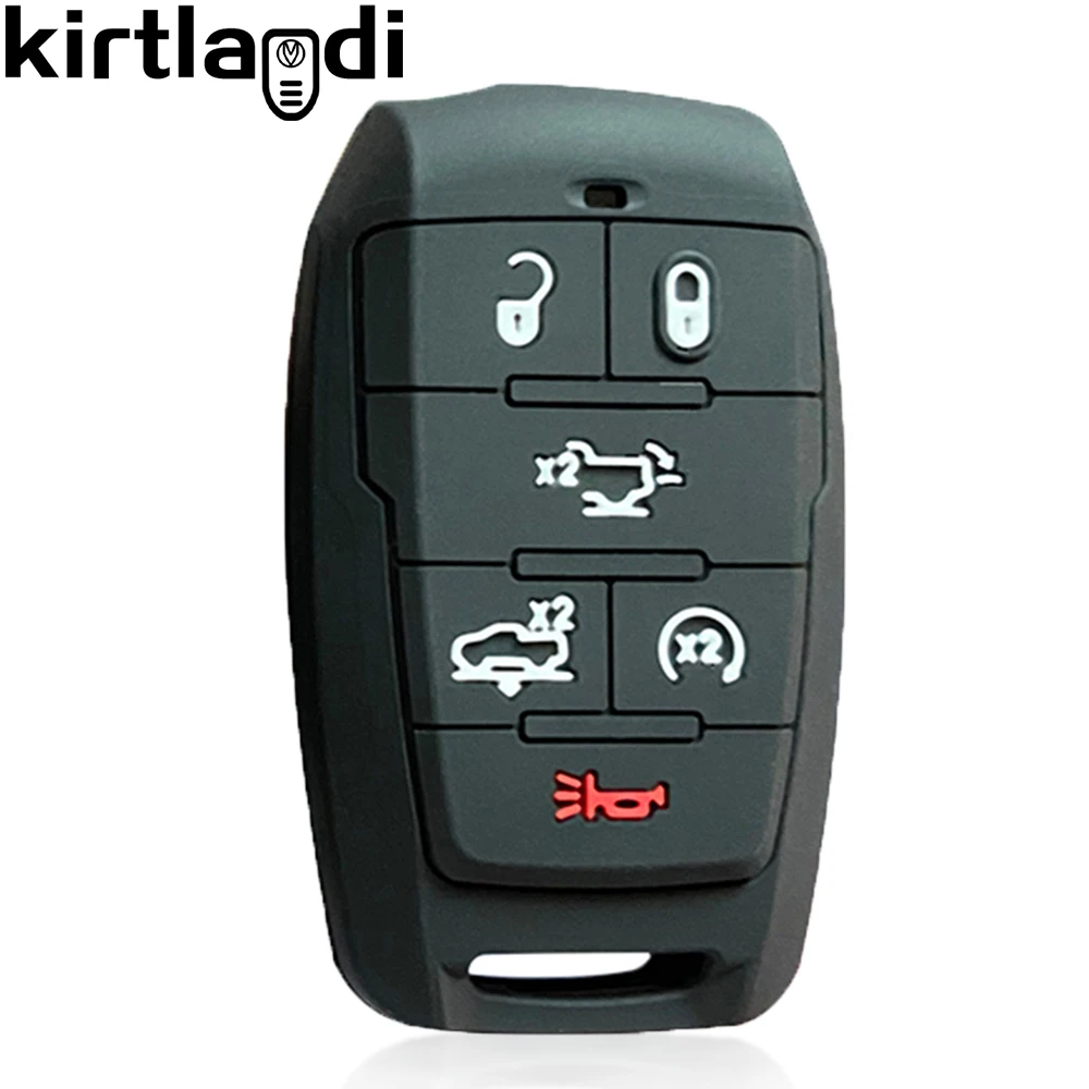 Silicone Key Holder Cover for Dodge RAM Truck Remote Key Fob