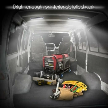 

Interior Light bar Decor Bulbs Replacement 4pcs 72 LED Indoor Working Strip Car