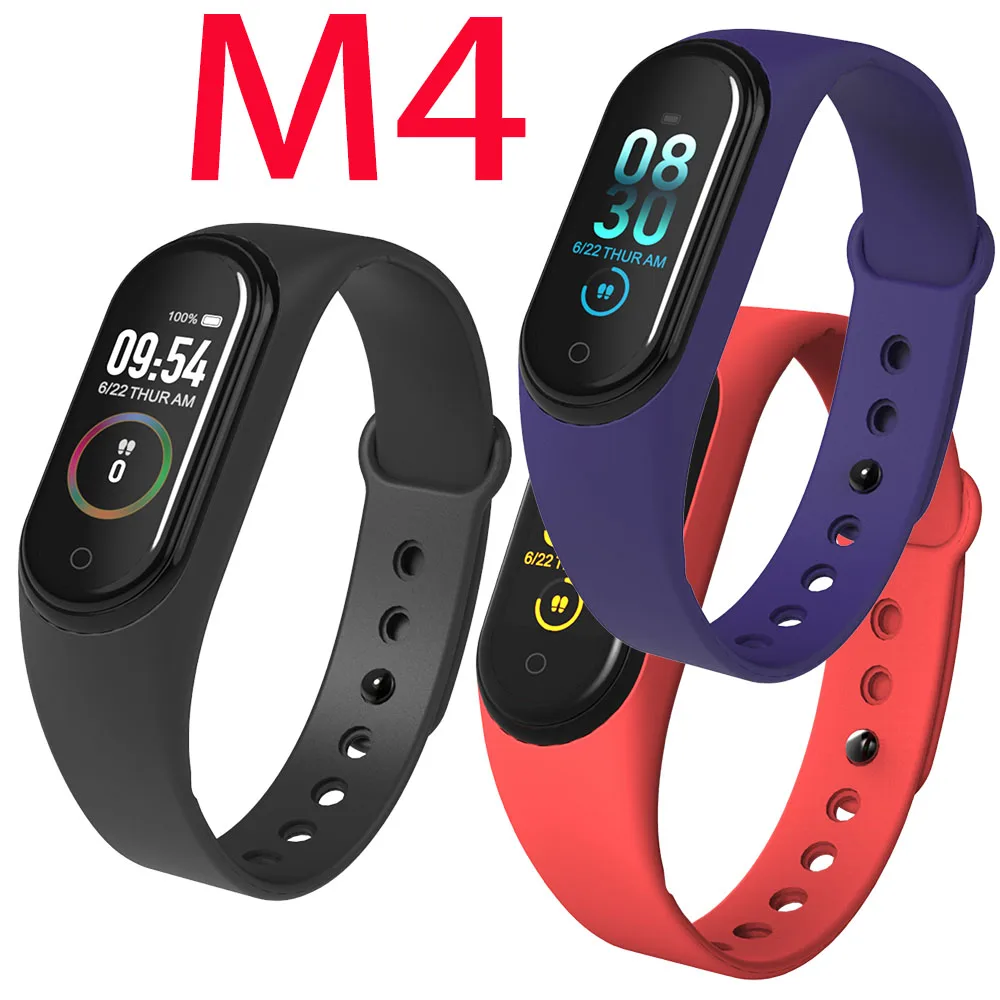 2 шт./лот M4 браслет Smartband спортивный браслет часы монитор сердечного ритма фитнес трекер активности кровяное давление Android Ios Спорт