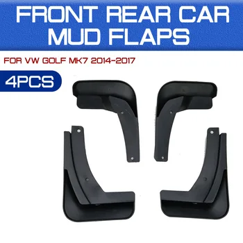 

for VW GOLF MK7 VII 2014 2015 2016 2017 Car Front Rear Car Mudguards Fender Flares Mud Guard Flap Anti Splash Mudflaps