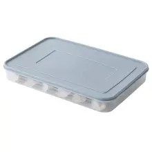 Кухонный холодильник, контейнер для хранения пельменей с крышкой, морозильная камера, холодильники, экономия пространства, органайзер для еды, держатель, лоток, инструмент 72XF