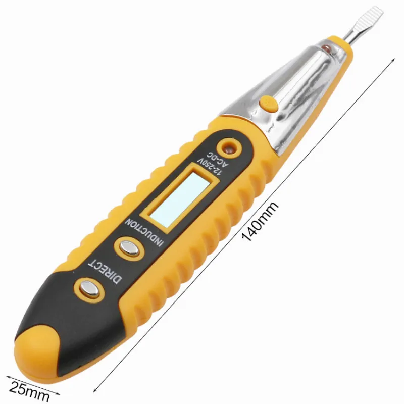 Контактный тестер ручка 12-220 В детекторы напряжения переменного тока тест er метр вольт ток Электрический тест карандаш Вольтметр постоянного тока цифровой
