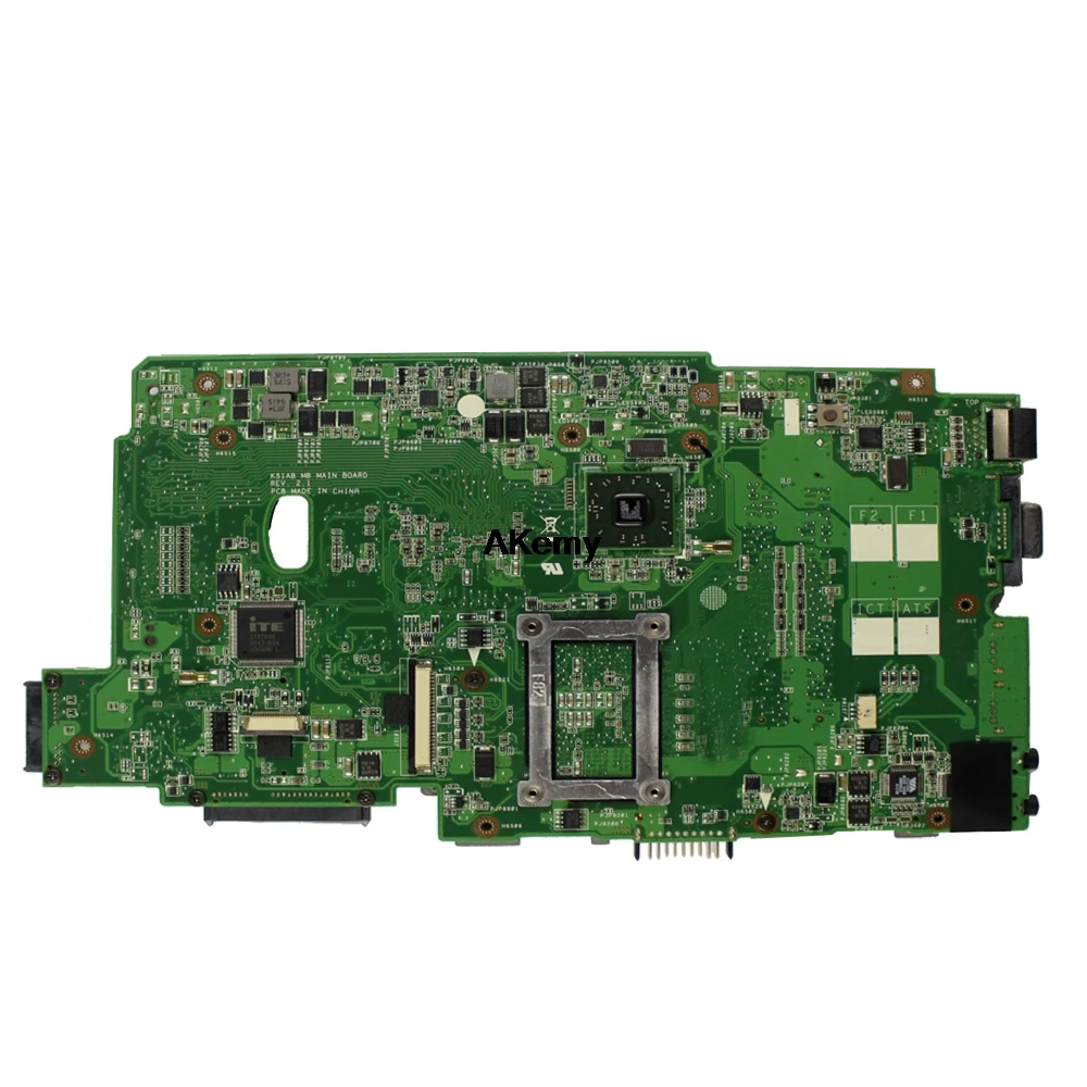 Akemy K51AB motherboard GM for K51AE K70AE K51AE mainboard laptop motherboard fully tested working