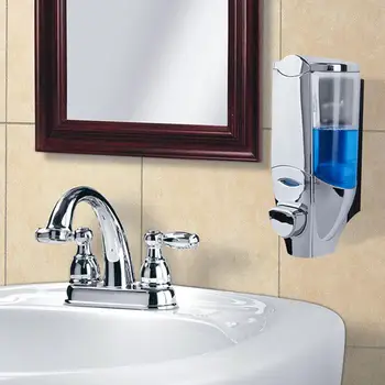 

Electroplating Process Morden Soap Pump Shampoo Lotion Container Shower Holder System Creative Soap Dispenser