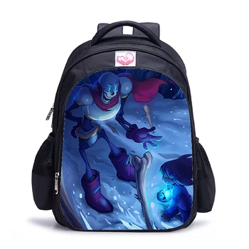 

16 Inch Undertale Backpack Boys Girls School Bags Daily Backpack Children Bookbag Shoulder Backpacks Gift Bag
