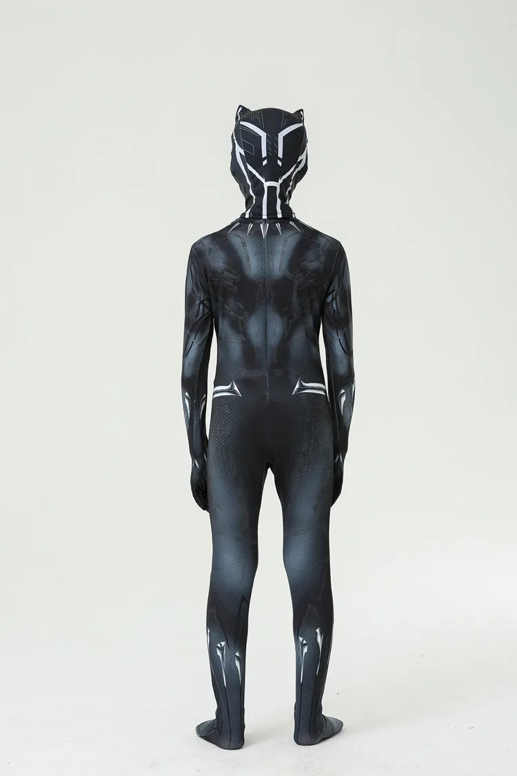 Anime Costumes 2021 new Halloween costume children's black panther suit adult party superhero role playing boy girl Christmas costume gift sexy police woman costume