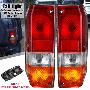 

Pair Car Rear Tail Light Signal Lamp DRL Driving lights Wire For Toyota Landcruiser 70 75 Series Troopy 1985 1986 1987 1990-1999