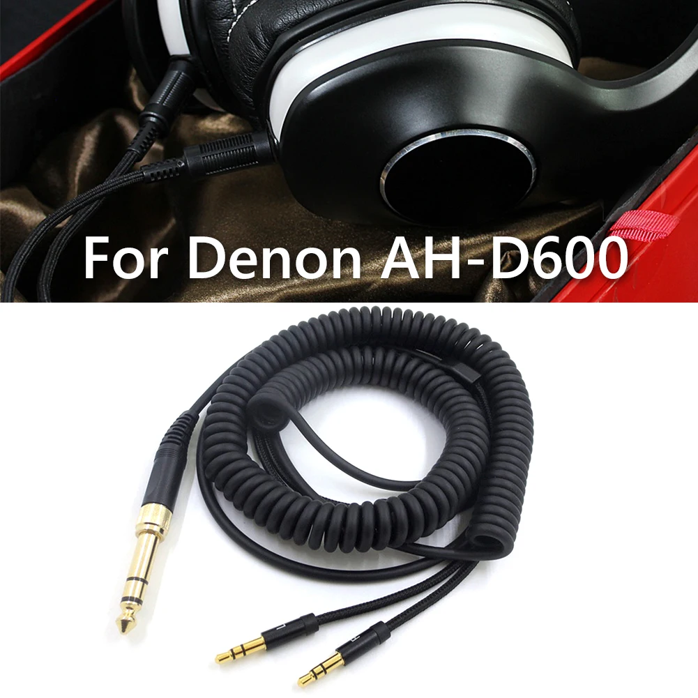 Wired Earphone Audio Cable for Denon AH-D7100/D9200/HIFIMAN Sundara Ananda HiFi Wire Headset Headphone Spring Cord | Электроника