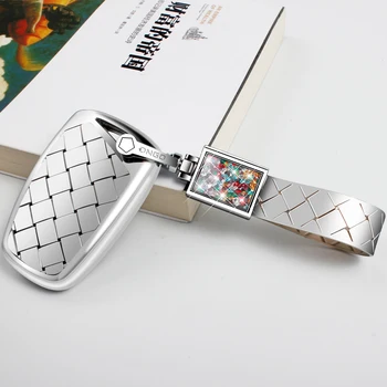 

Car Key Case FOB For Hyundai Solaris Accent Elantra ix35 ix45 Santa Fe/Equus/Azera/Genesis L110 Keychain Holder Protector Cover