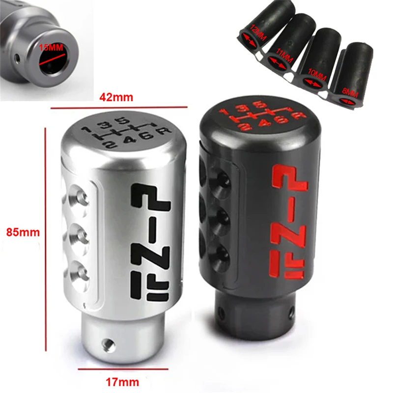 Professional 6-speed Shift Knob Lever Gear Shift Accessories Universal Aluminium Alloy Car Tool