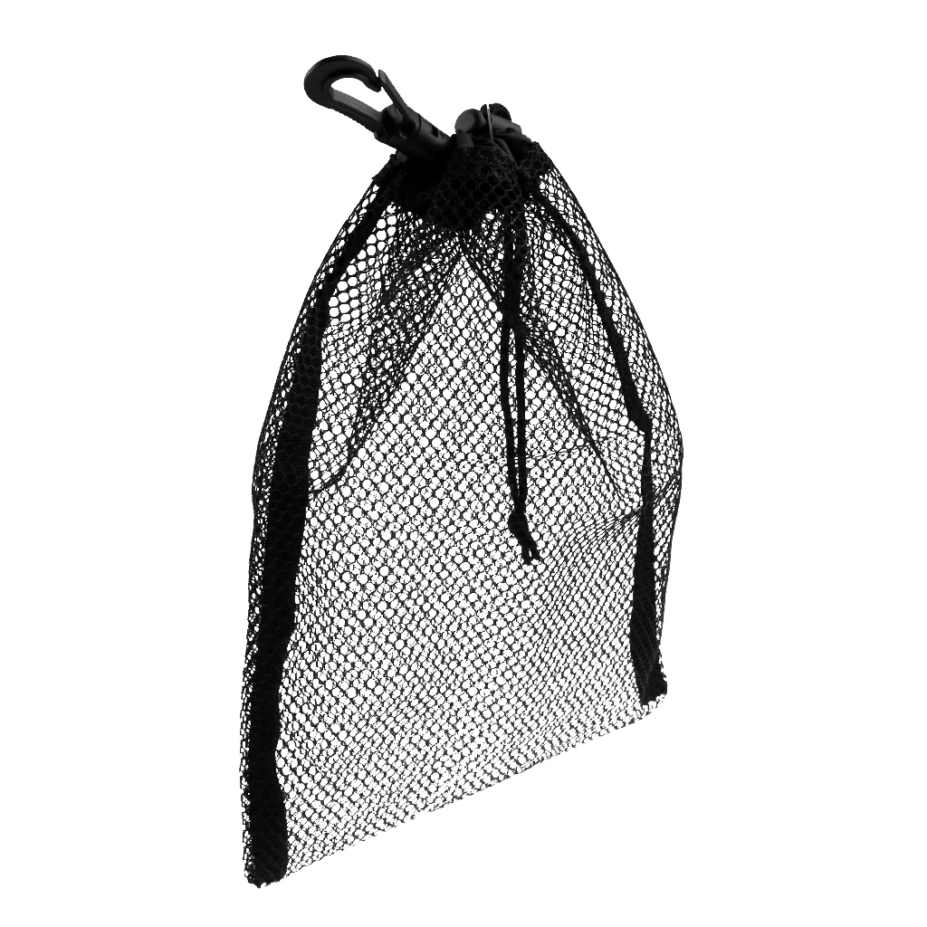 2 Pieces Mesh Drawstring Bag For Scuba Diving Gear Fins Mask Swim 9