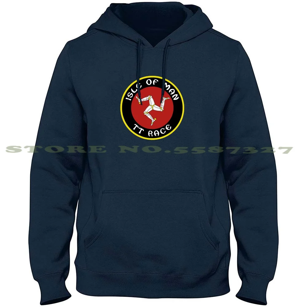 Retro Isle Of Man Logo 1970 Vintage Design Circolare Streetwear Sport Felpa Con Cappuccio Norton Moto Guzzi Laverda Isle Of Man Tt