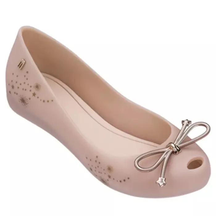 Розовый Melissa/Новинка года; женские прозрачные сандалии; летние дизайнерские женские сандалии с бантом; дышащая женская обувь; высокое качество - Цвет: Розовый