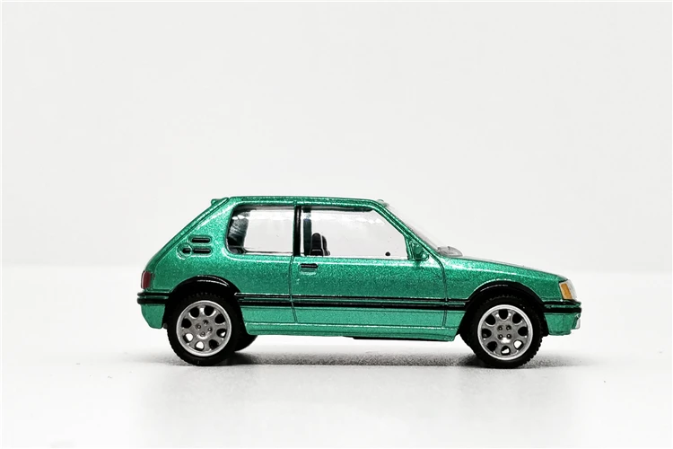 Norev 1:54 peugeot 205 GTI зеленая литая модель автомобиля