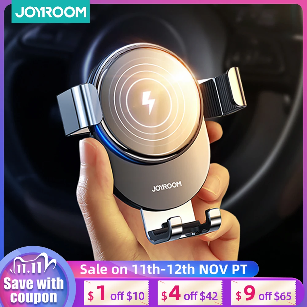Беспроводное зарядное устройство Joyroom 15 Вт автомобильное крепление для