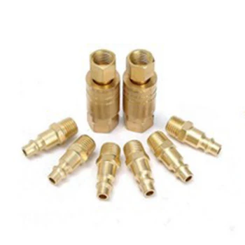 

Tool Connector Replace Parts 10Pcs Kit Set 1/4 inch Air Hose Connecting