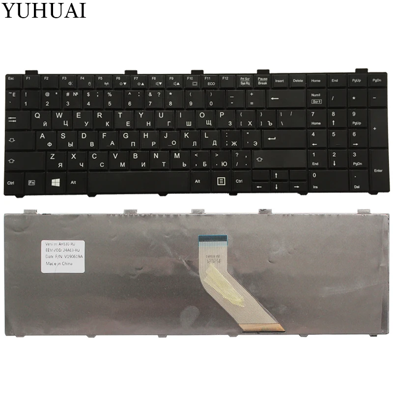 Новая RU Клавиатура для Fujitsu Lifebook AH530 AH531 NH751 A530 A531 Русская клавиатура для ноутбука черный